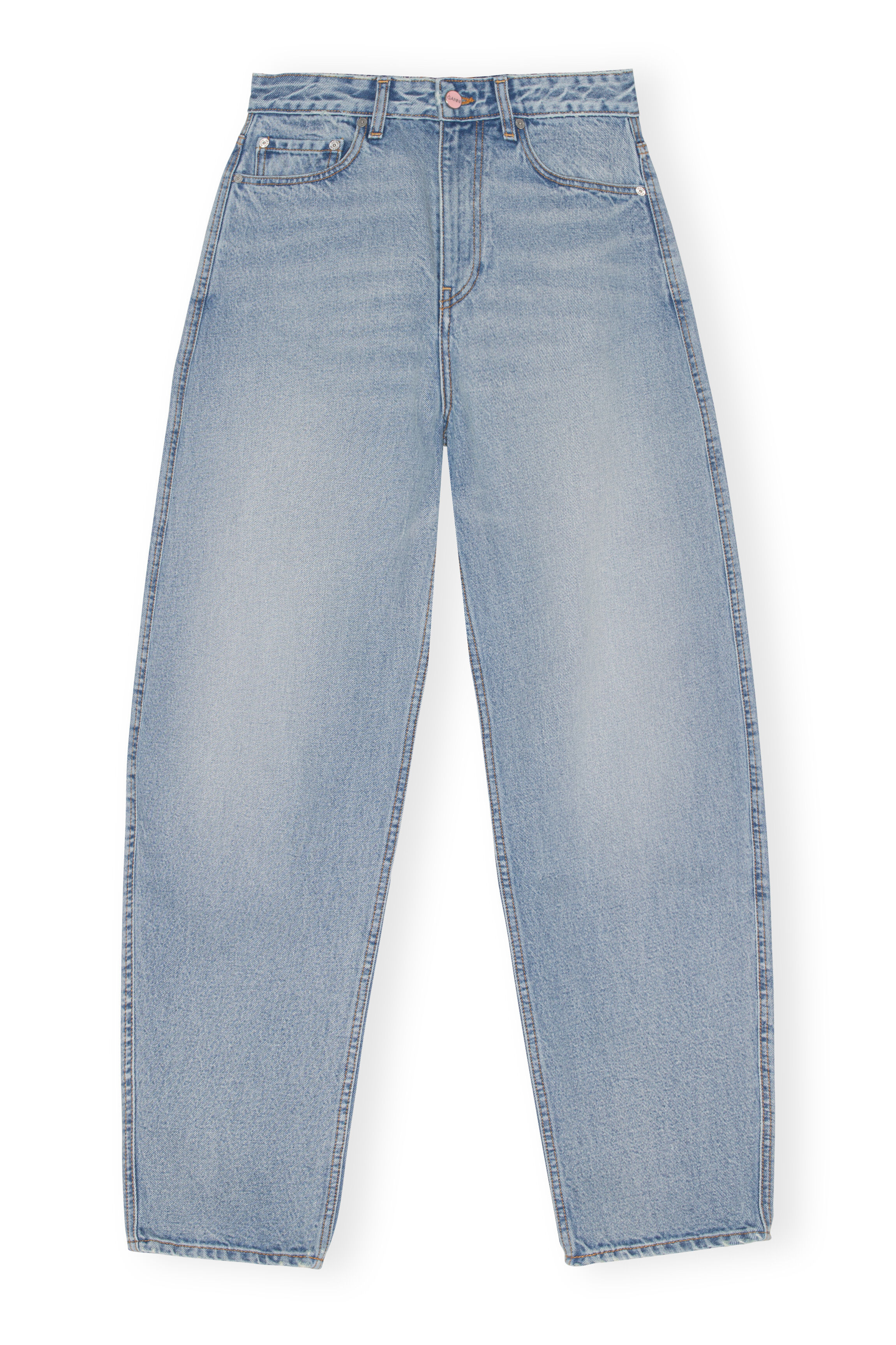 Dames Kleding voor voor Jeans voor Bootcut jeans Ganni Denim Cropped Jeans in het Zwart 