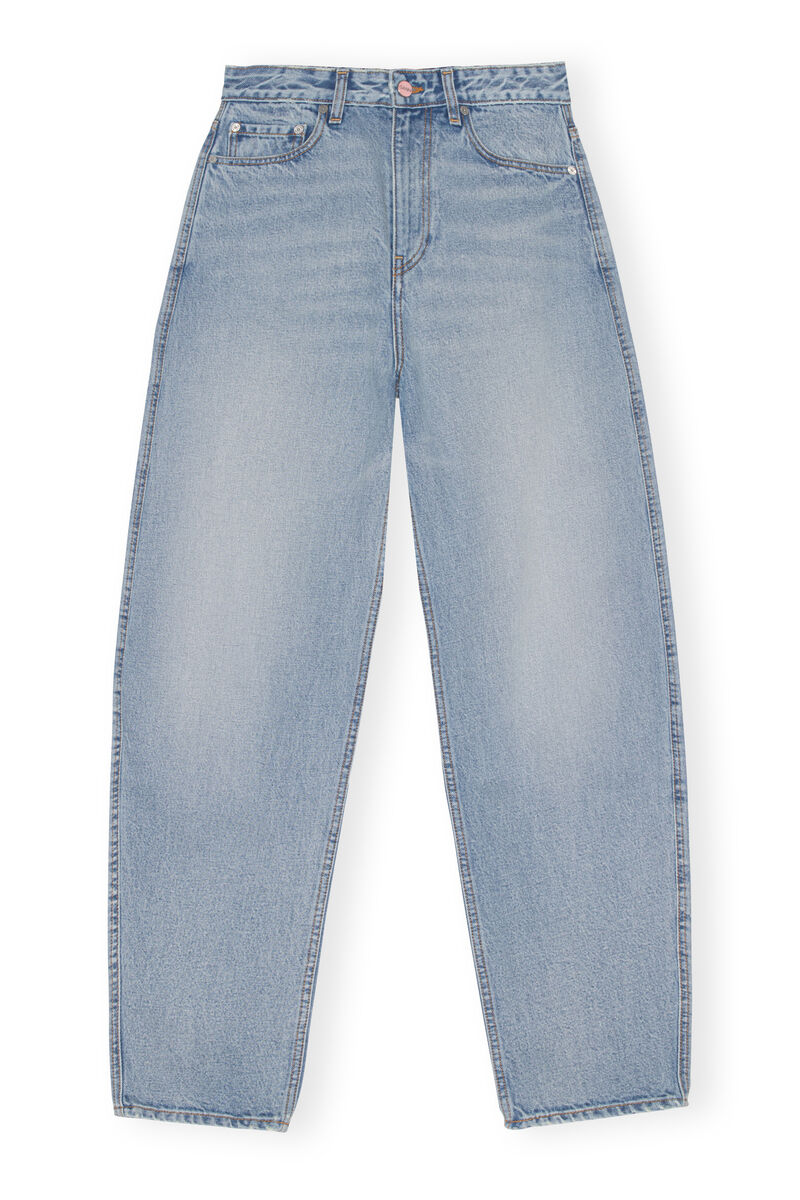 Stary Jeans , Cotton, in colour Light Blue Vintage - 1 - GANNI