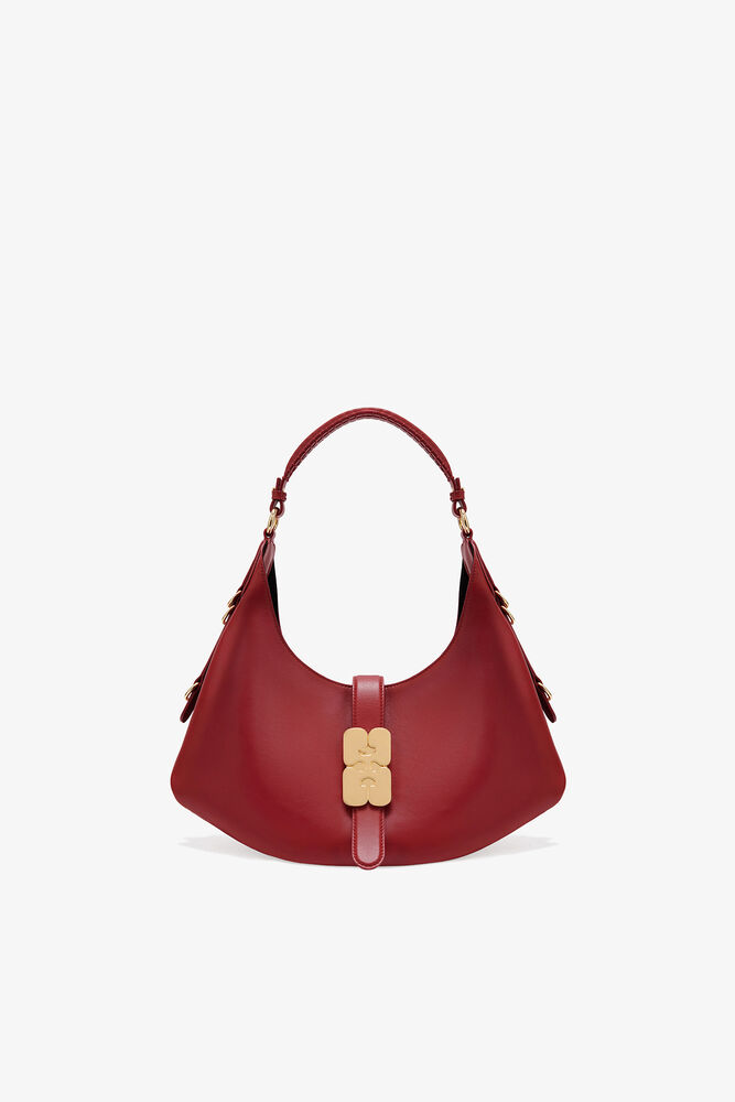 Red Small Kat Bag, Red Dahlia
