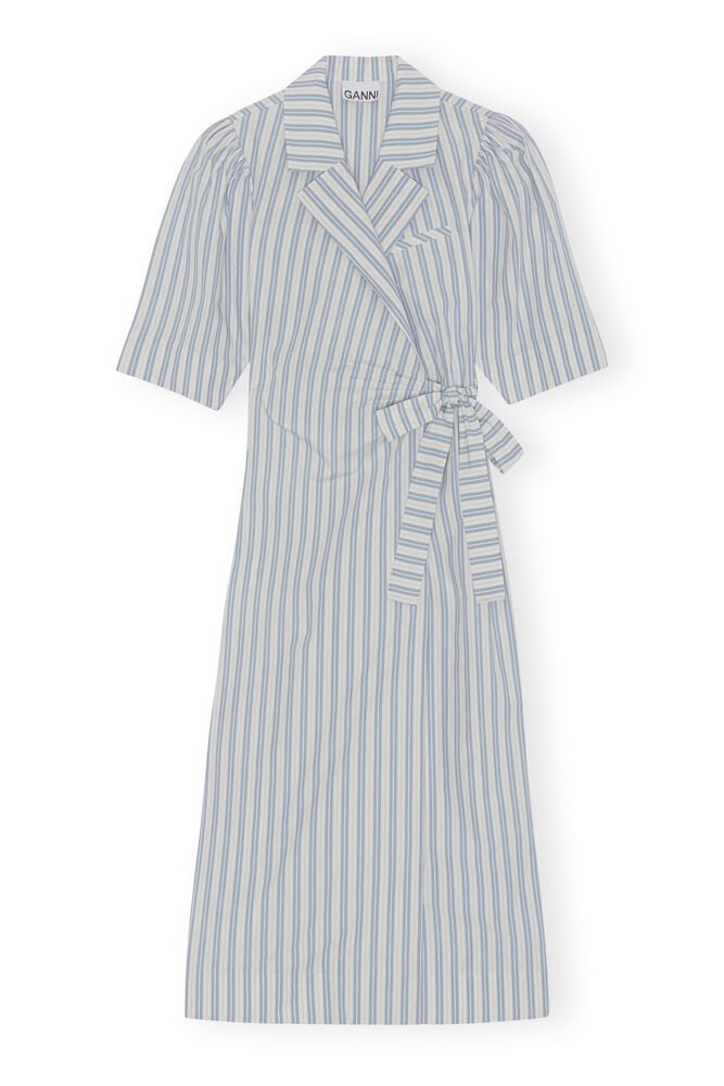 Wrap Midi Dress, Forever Blue