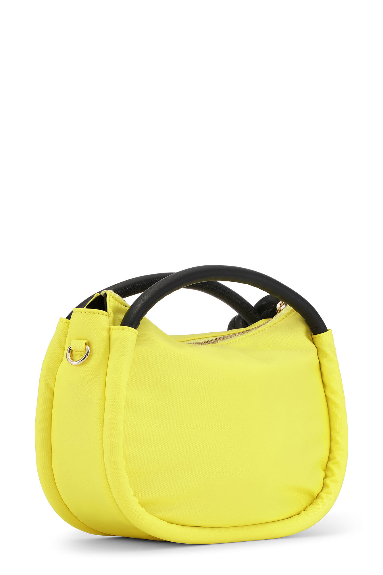 Knot Mini Bag, Nylon, in colour Blazing Yellow - 2 - GANNI