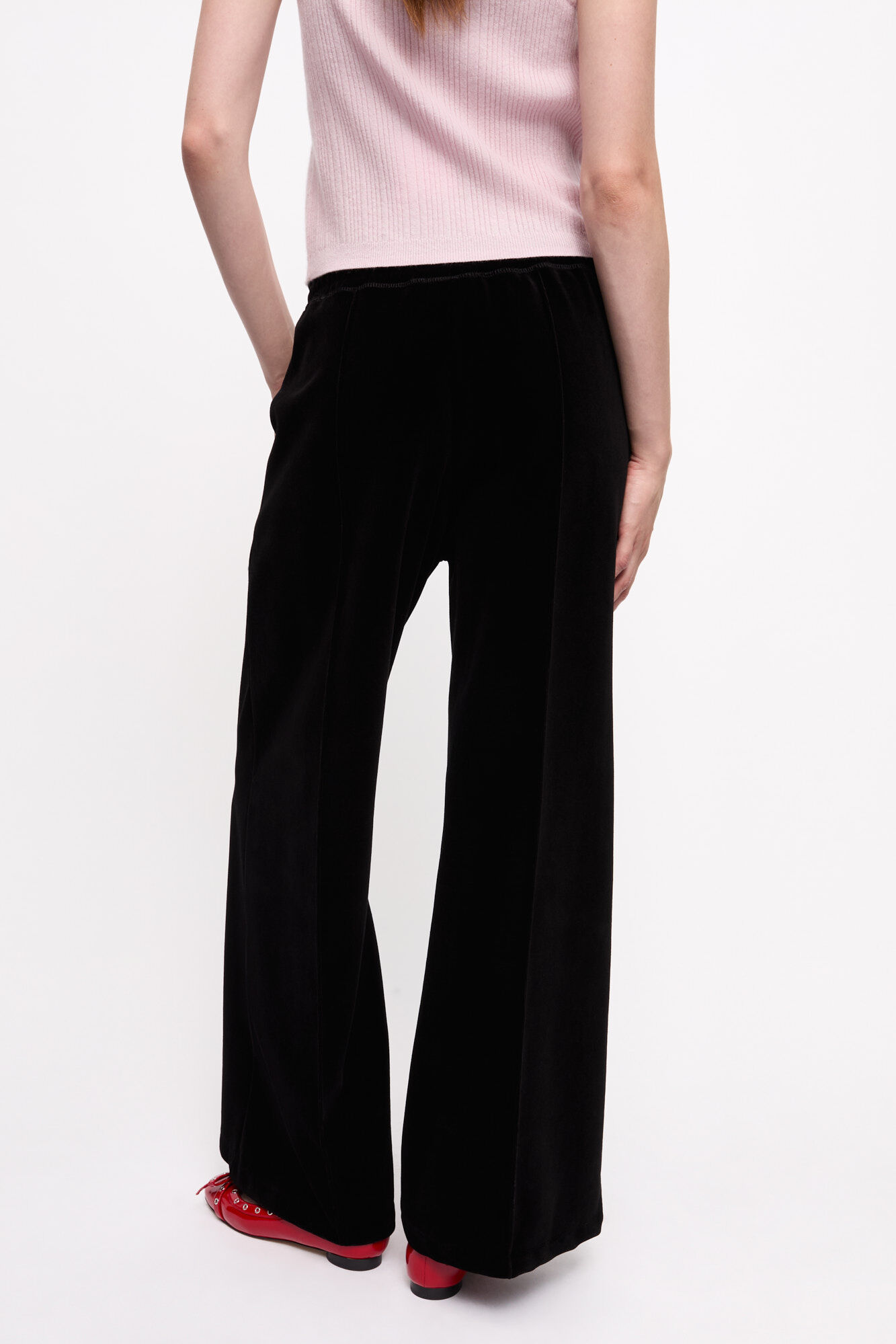 Heavy Velour Pants | GANNI