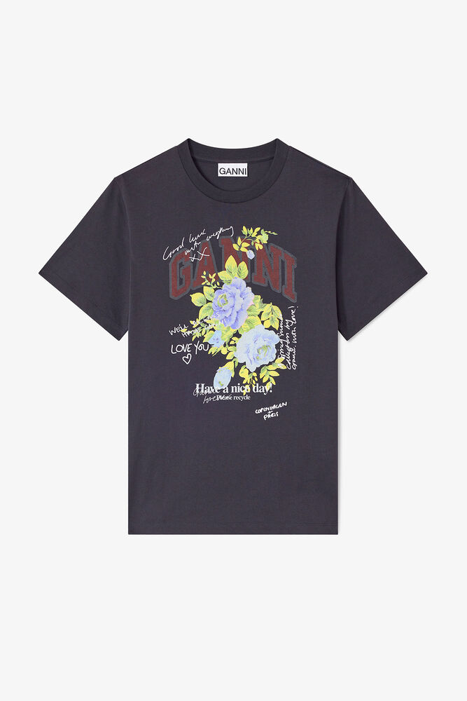 Svart t-shirt med ros, Phantom
