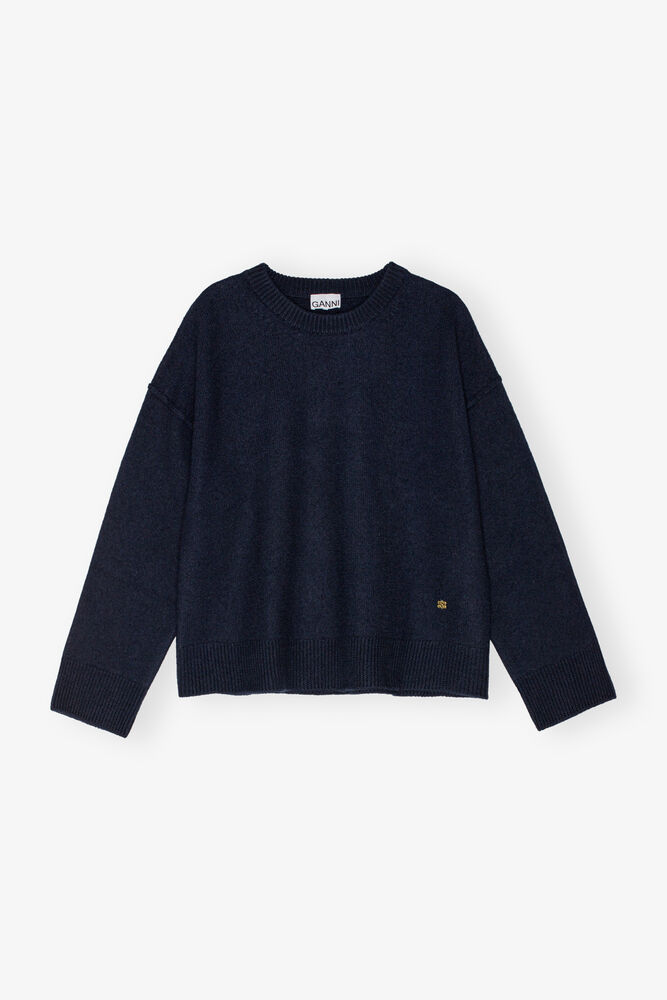 Dark Blue Wool Jumper, Sky Captain