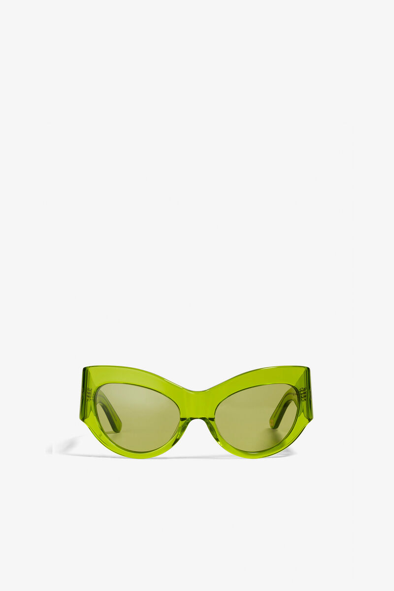 GANNI x Ace & Tate Trixie Sunglasses, Acetate, in colour Kalamata - 2 - GANNI