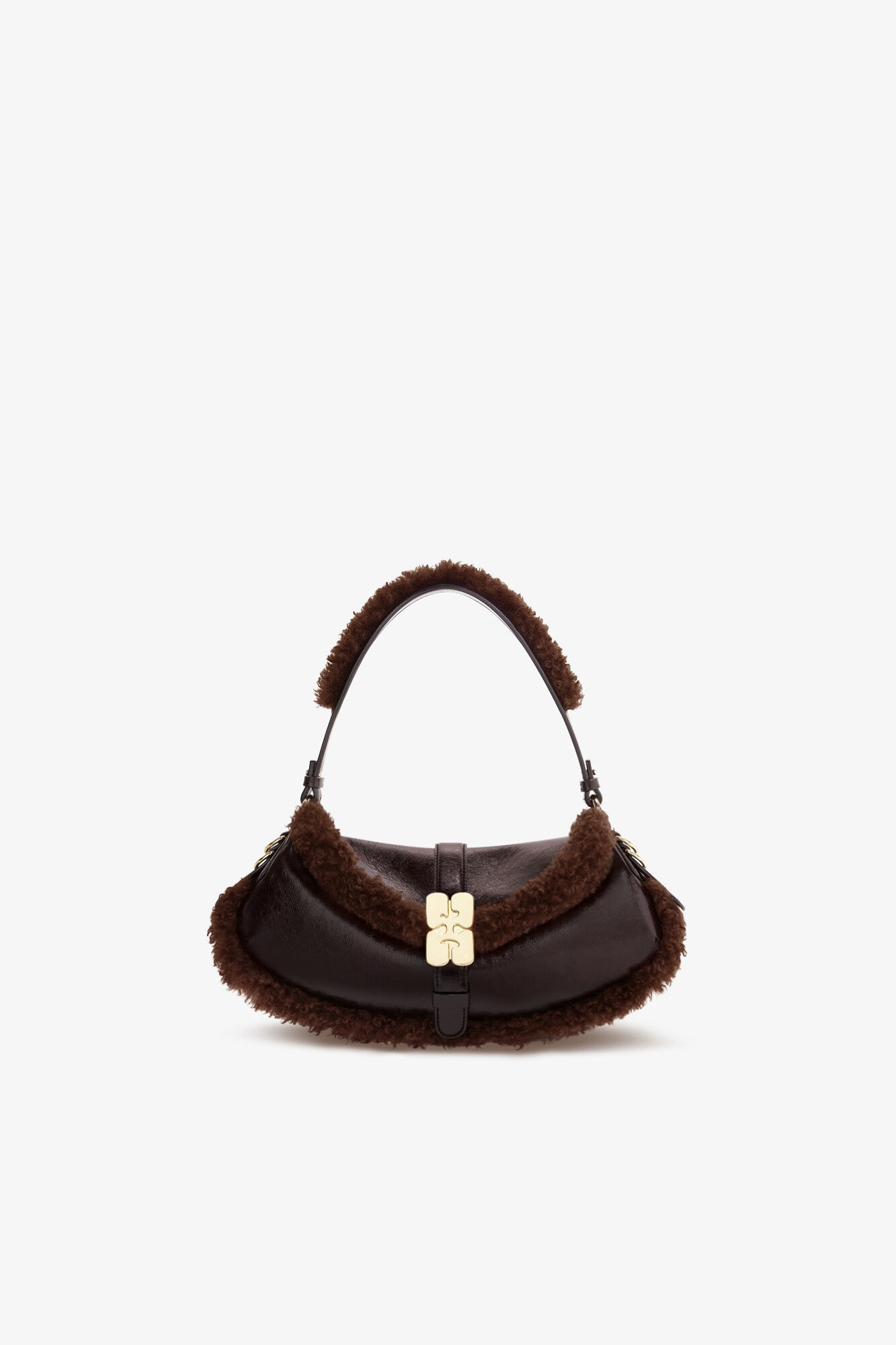 Ganni Donna Marrone - B-Kat Bag - Bags - One Size - Immagine 2