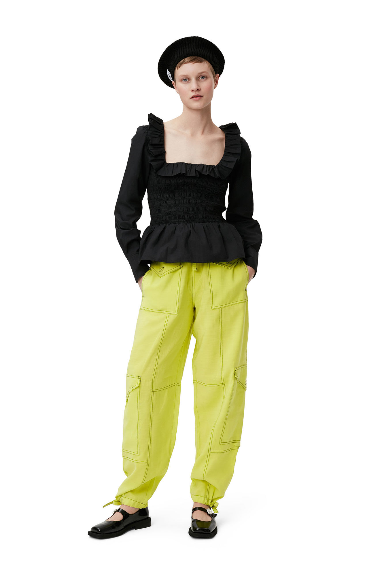 日本代理店正規品 giugiu nonna pants リブニットパンツ - 通販 - www