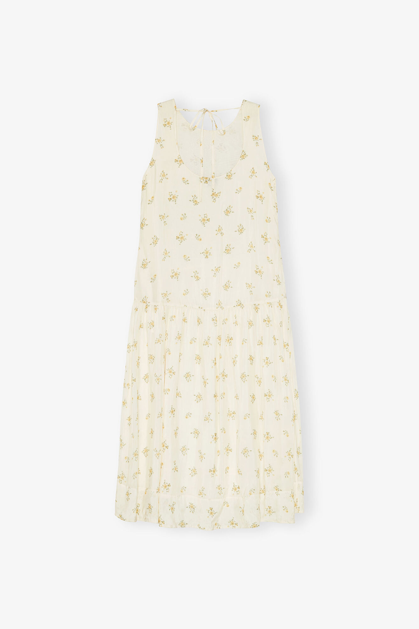 White Floral Dress | GANNI US