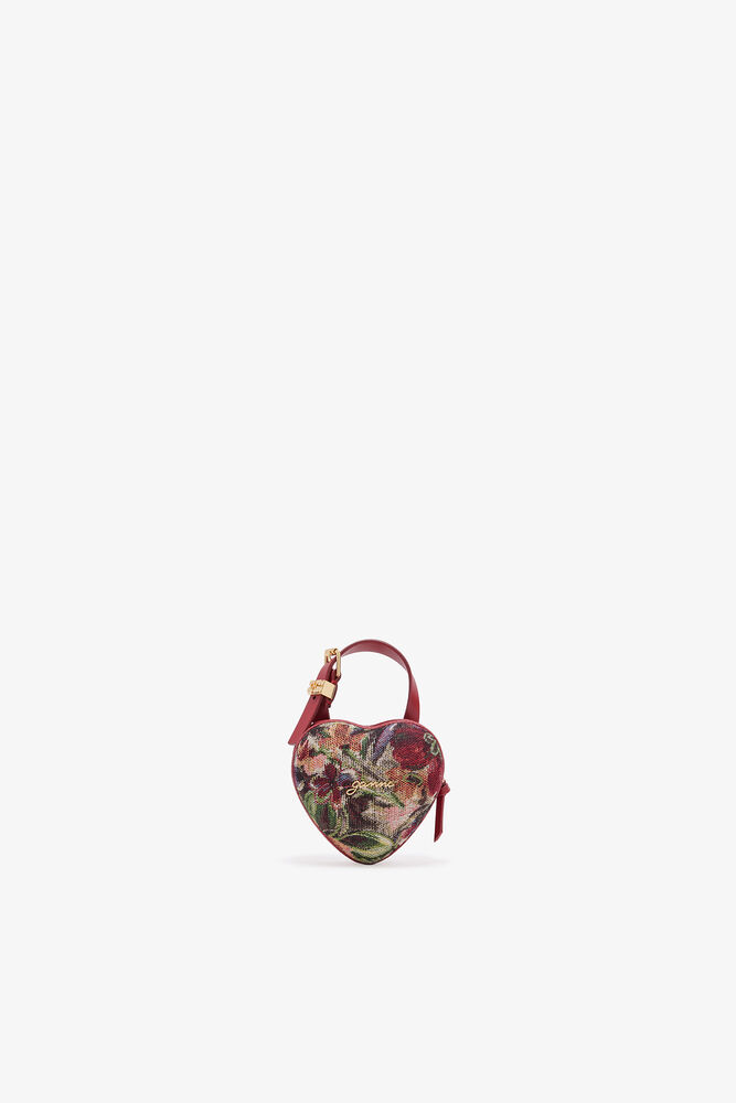 Tapestry Nano Heart Bag, Tawny Port