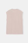Relaxed Vest, Polyamide, in colour Light Lilac - 2 - GANNI