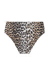 Mid-Rise Bikini Bottom, Elastane, in colour Leopard - 2 - GANNI