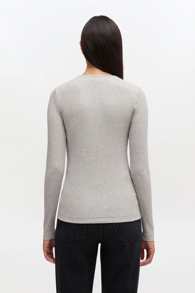 Rib Longsleeve Top, Paloma