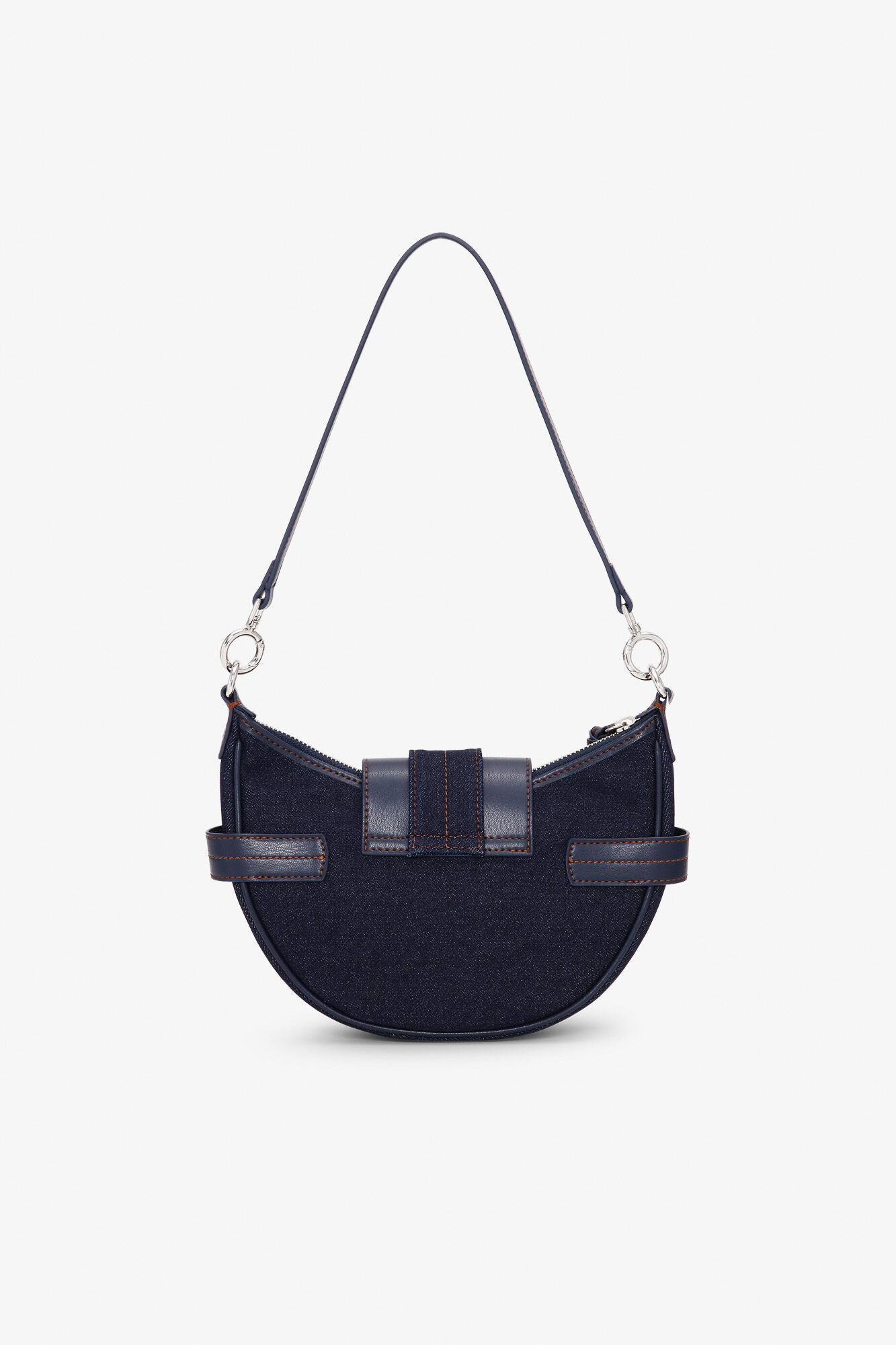 Dark Blue Denim Small Bucky Crossbody Bag | GANNI DK