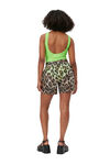 Leopard Mini Shorts, Polyester, in colour Maxi Leopard - 4 - GANNI