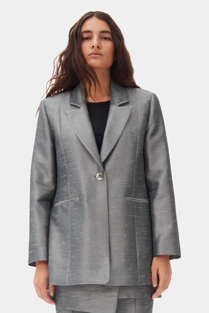 定価5.9万】GANNI ヘビー ツイル プルオーバー ジャケット ブルゾン  