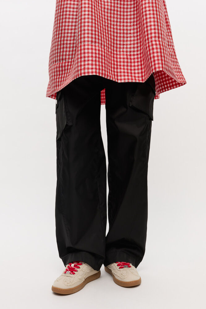 08 Canvas Raw Edge Sneakers, Parchement