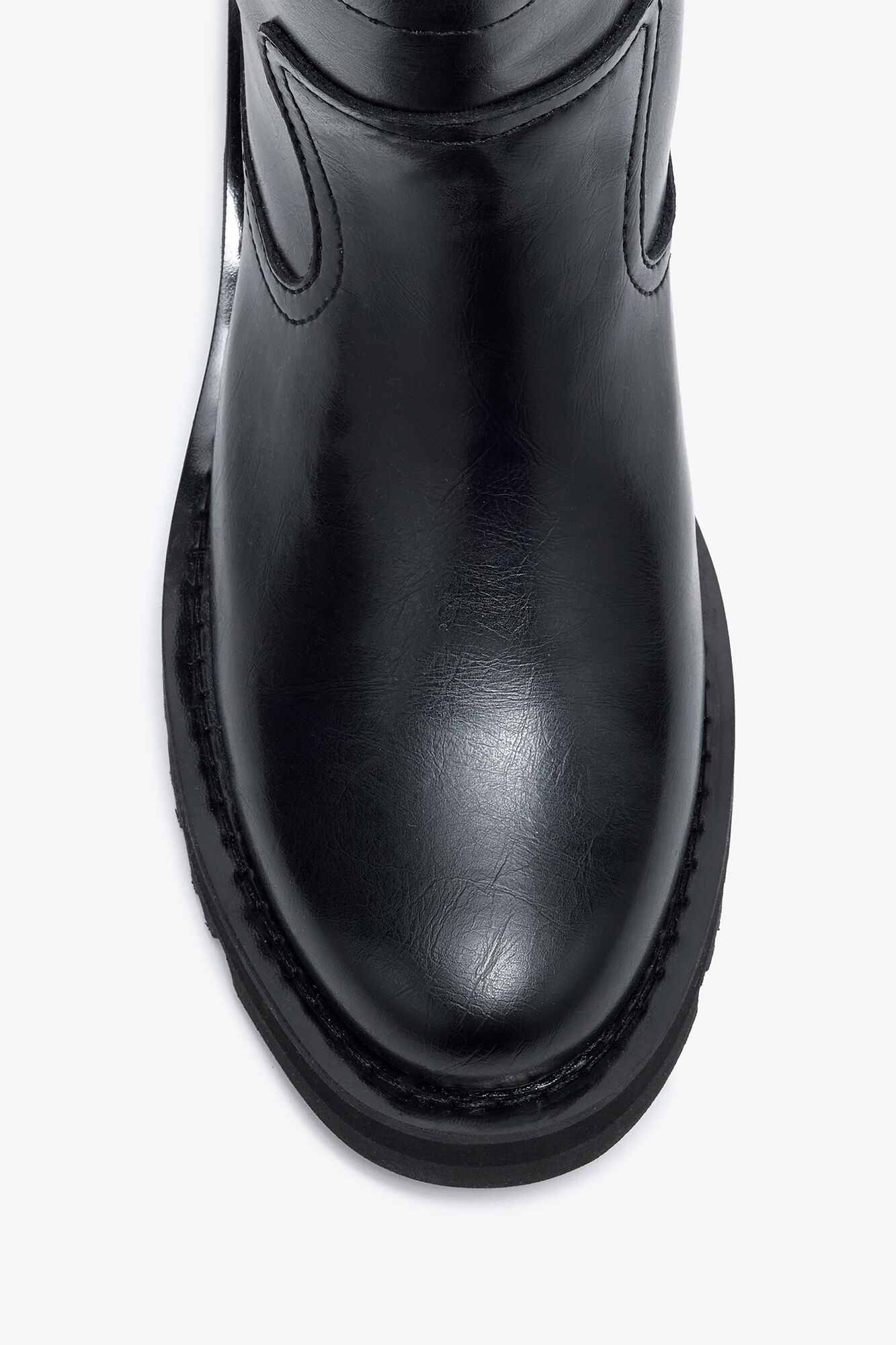 Boots basses en Oleatex noir, Oleatex&trade;, in colour Black - 3 - GANNI