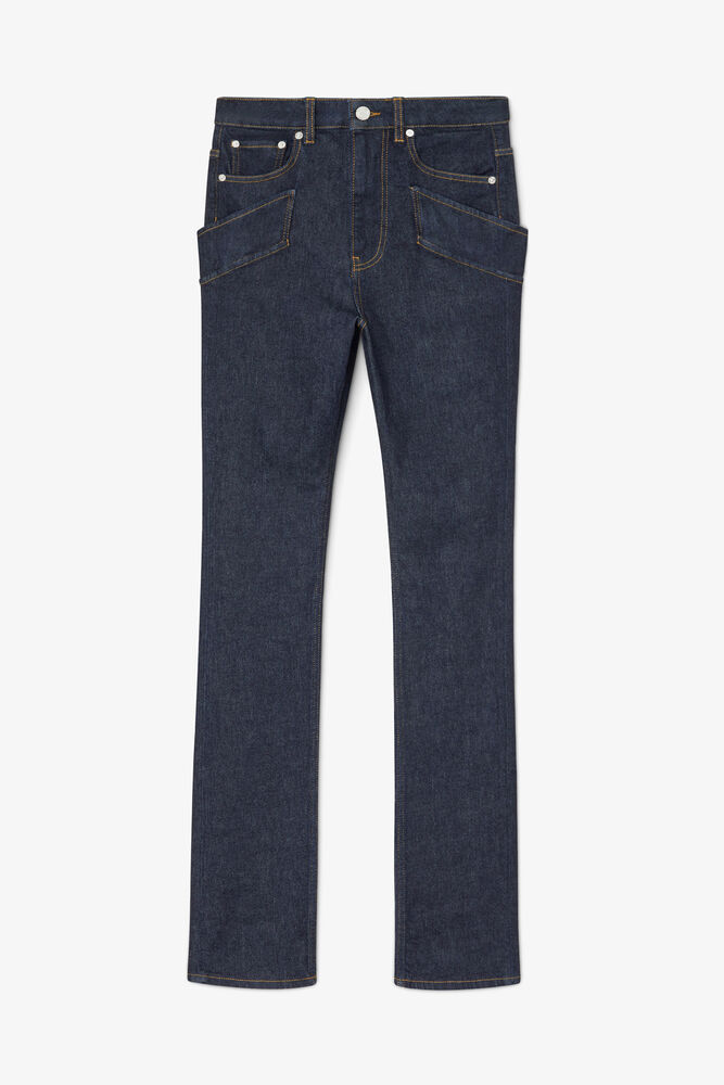 Skinny-jeans med smal passform i stretch-denim, Rinse