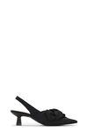 Soft Bow Slingback Pumps, Elastane, in colour Black - 1 - GANNI