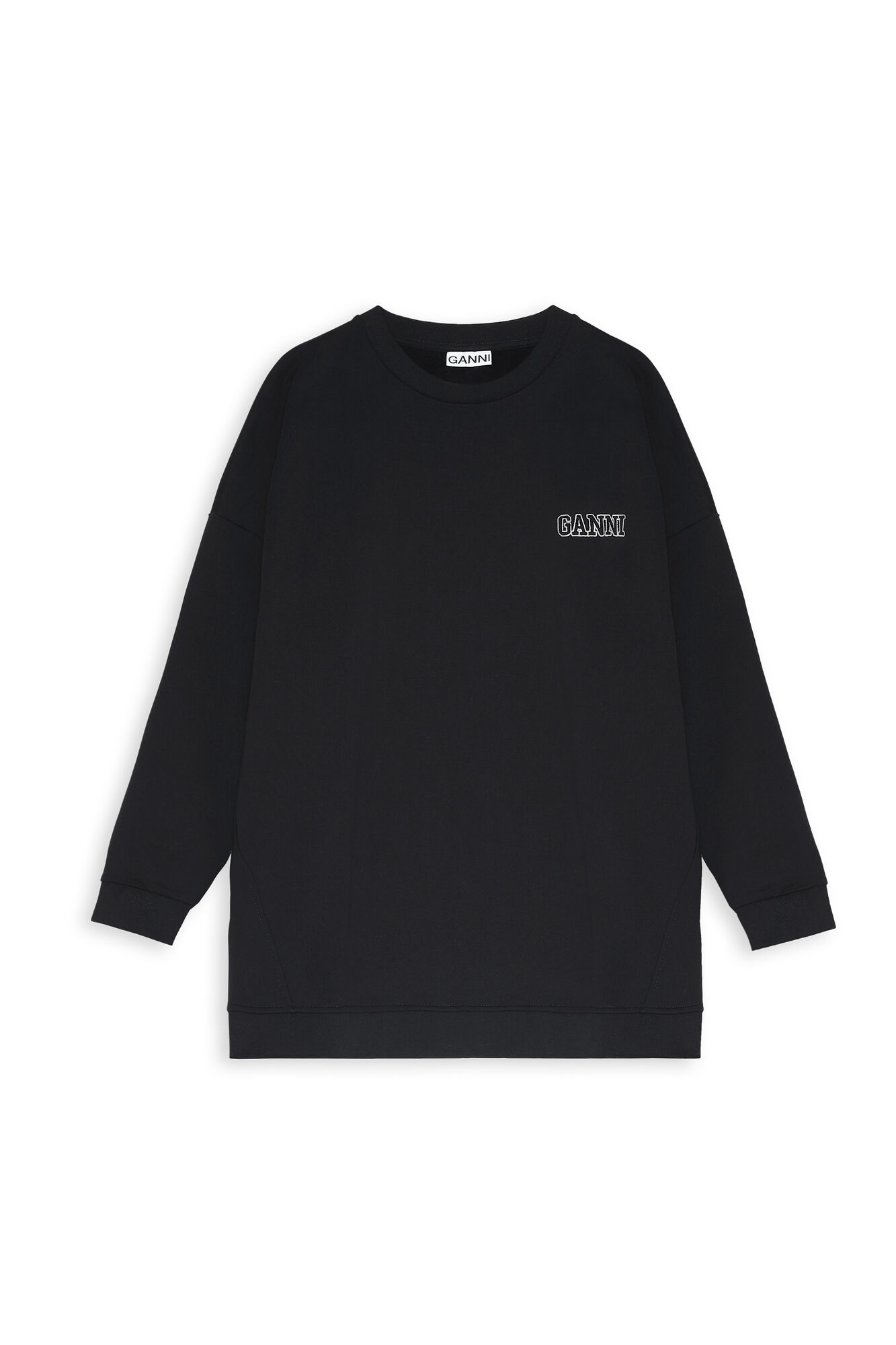 Software Isoli Oversized Sweatshirt, Cotton, in colour Black - 1 - GANNI