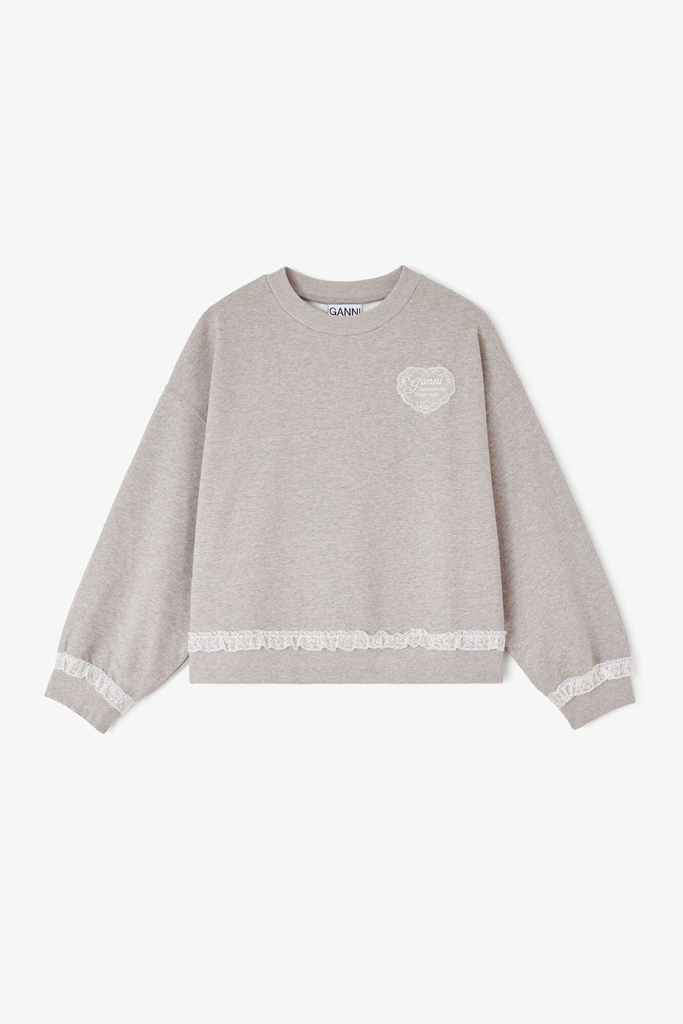 Sweatshirt in Grey Isoli | GANNI US