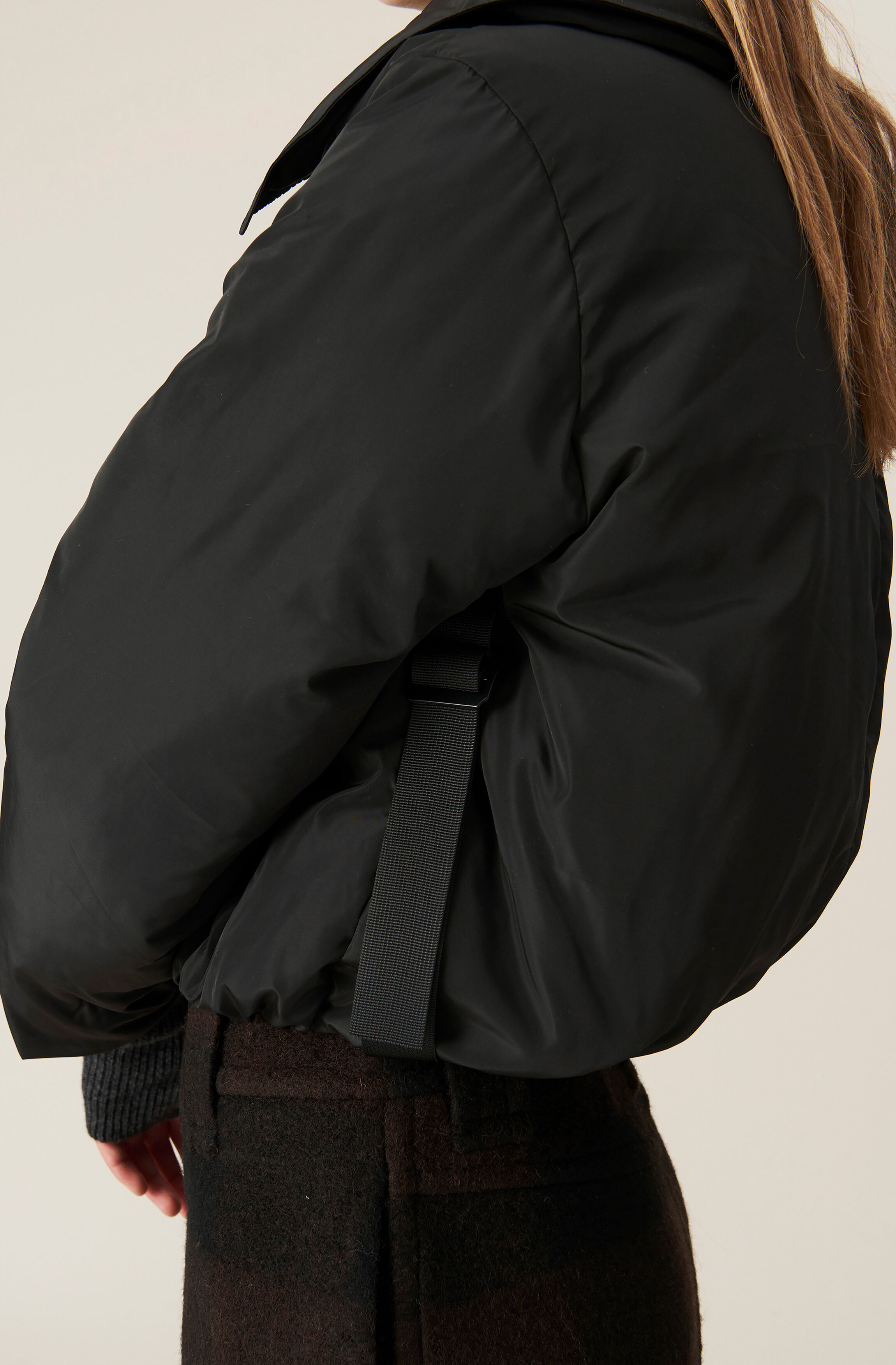 ganni printed tech jacket