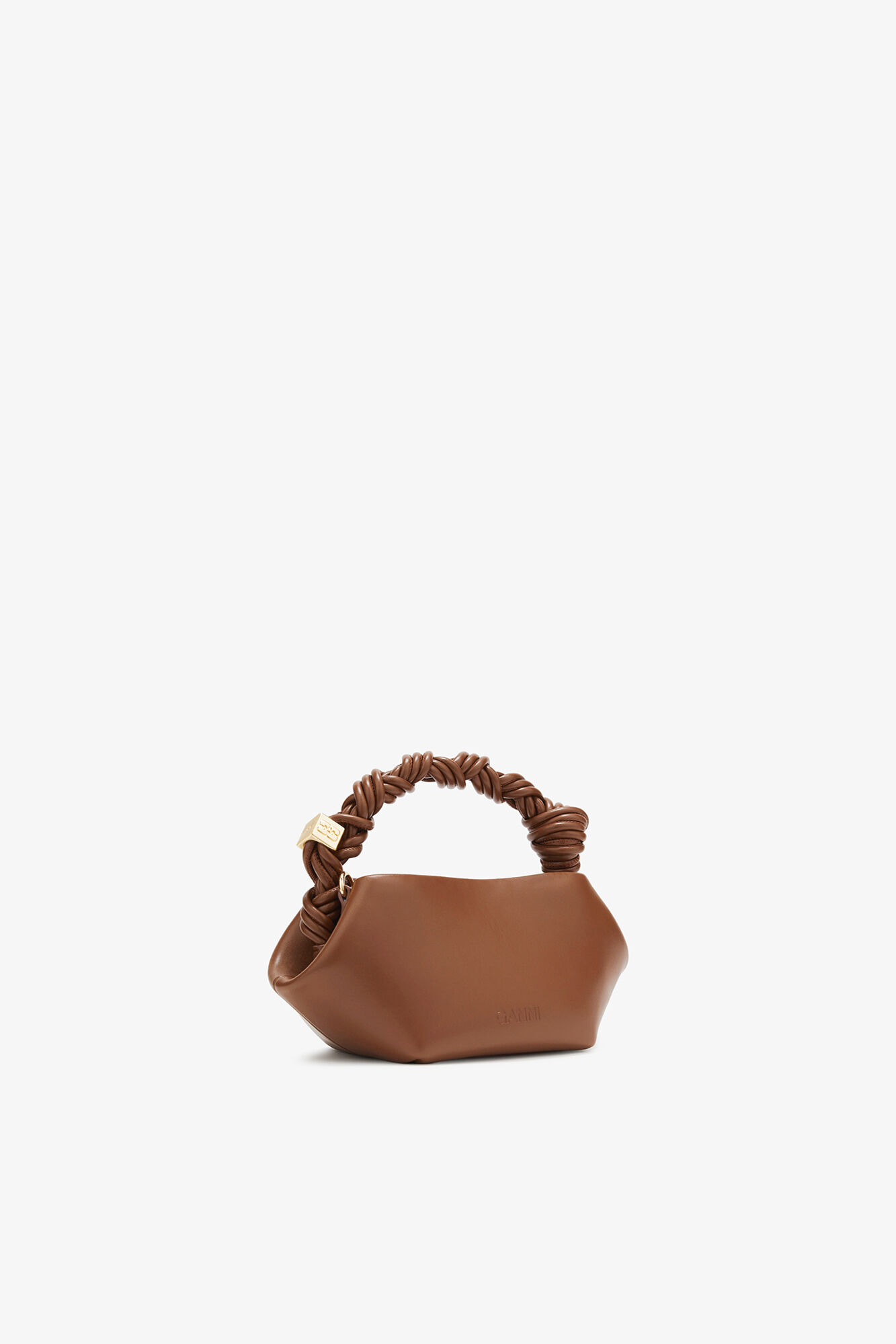 バッグ GANNI BOU BAG Small Caramelcaf Sorrel Horse Mini Bou Bag in Brown | GANNI US