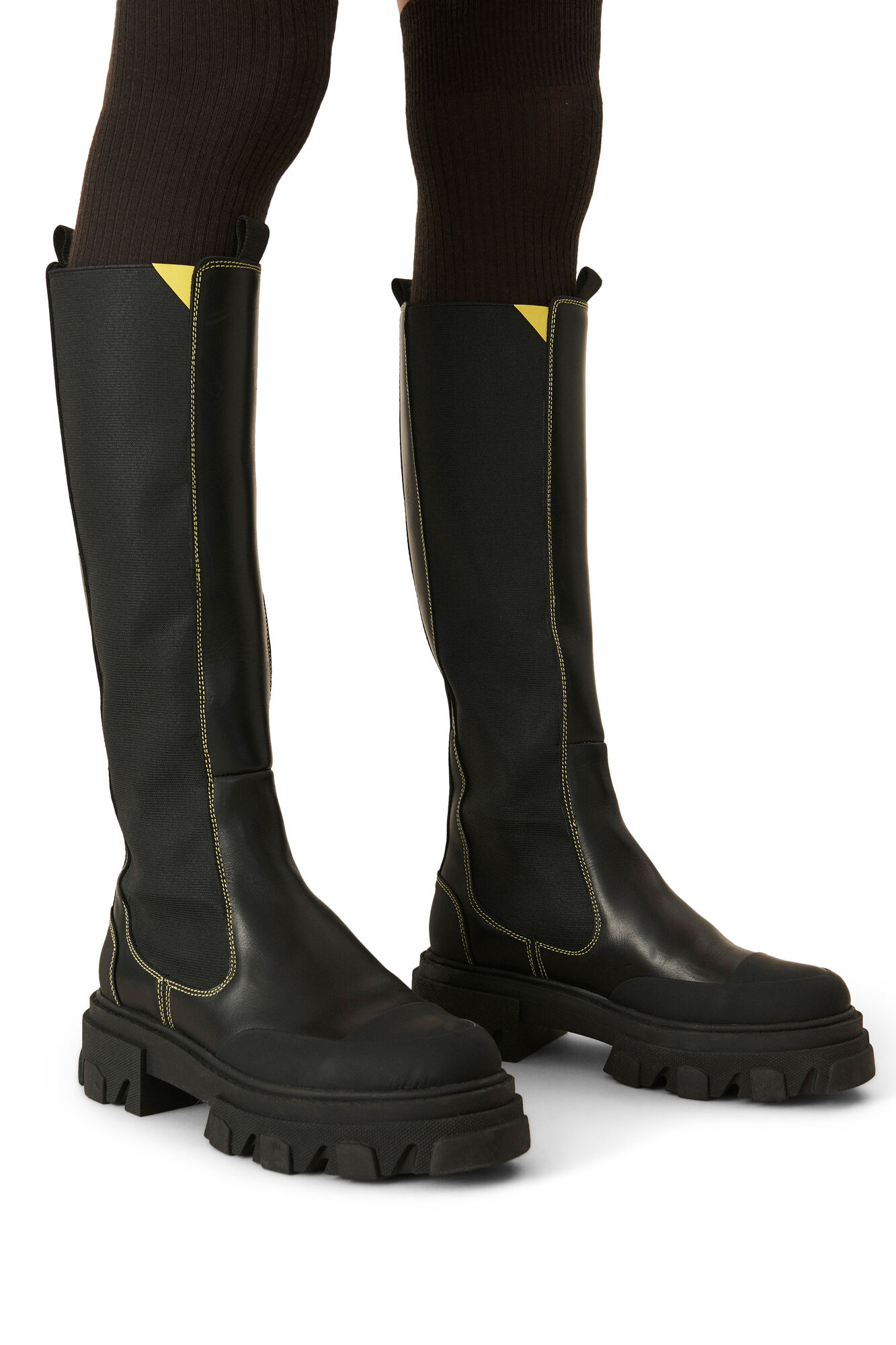 Ganni Calf Leather High Chelsea Boot 3299 00 Dkk Shop Your New Calf Leather High Chelsea Boot At Ganni Com