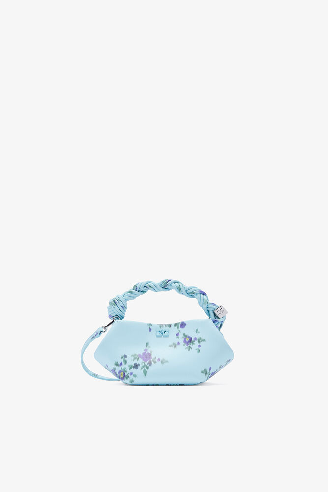 Mini sac bleu imprim&eacute; Bou, Iced Aqua