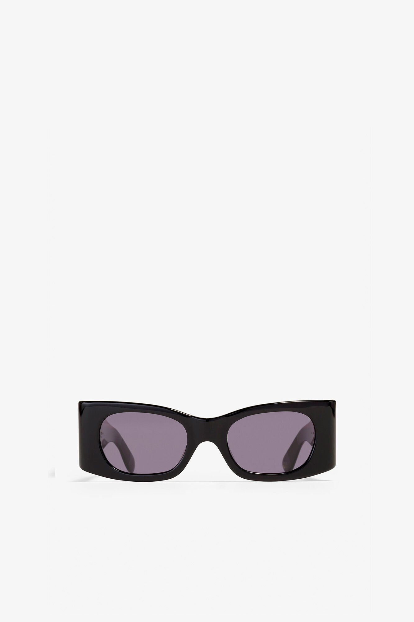 GANNI x Ace & Tate Black Kayla Sunglasses, Acetate, in colour Black - 3 - GANNI