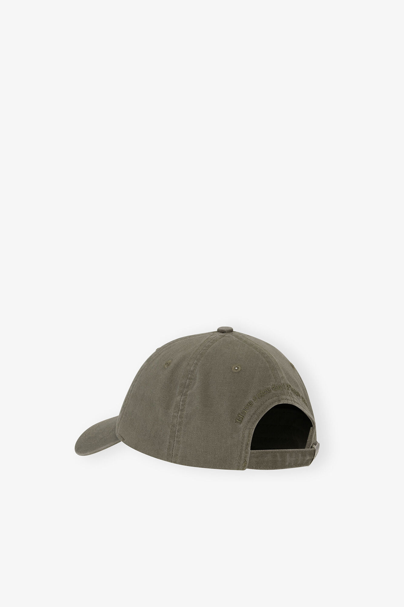 Kalamata Green Canvas Cap | GANNI US