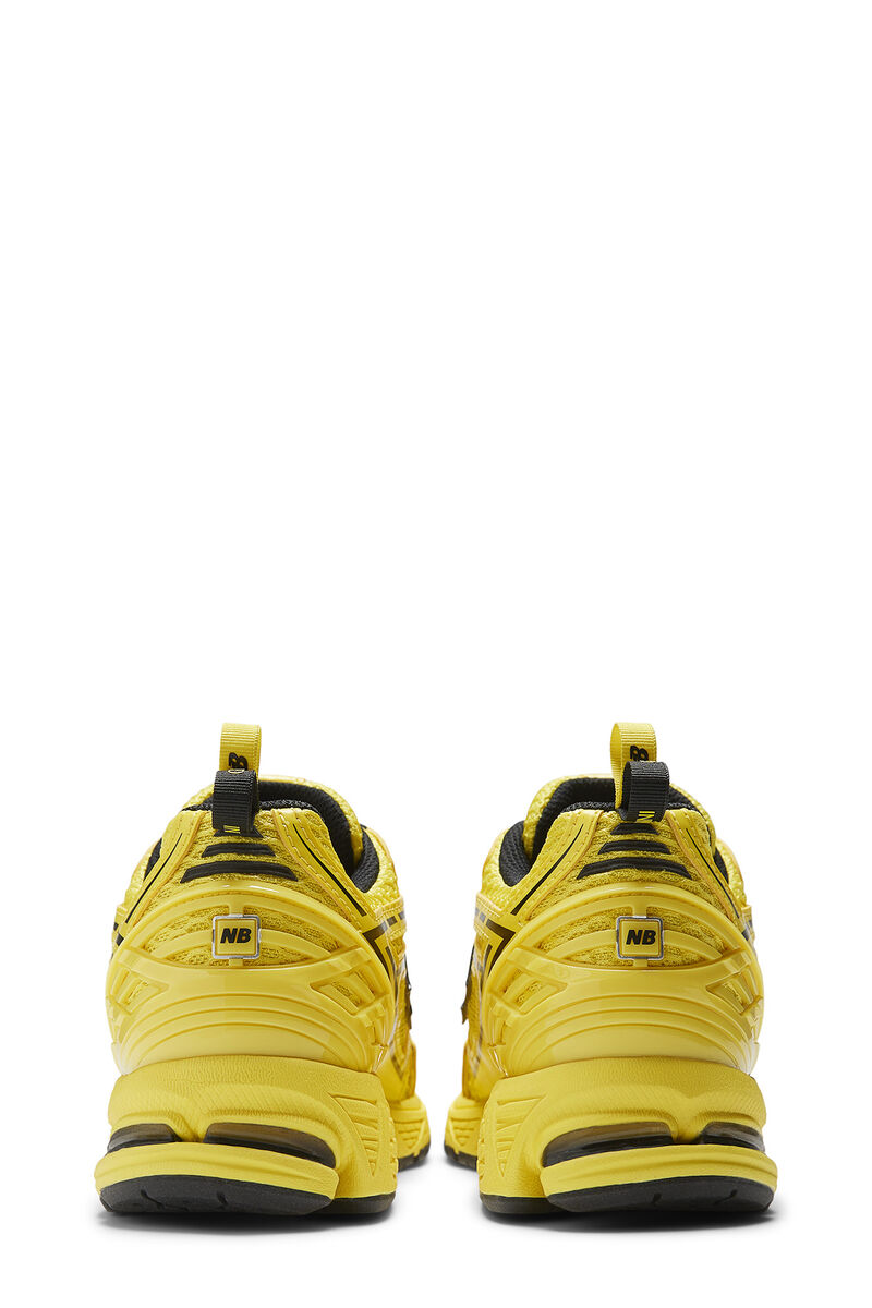 GANNI x New Balance 1906R Sneakers, Polyester, in colour Blazing Yellow - 4 - GANNI