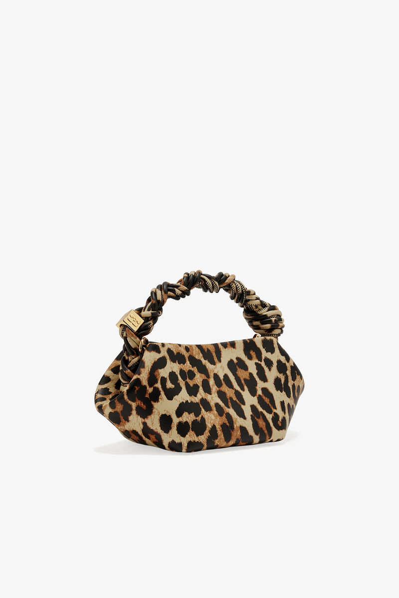Sac GANNI Bou mini imprimé léopard, Polyester, in colour Leopard - 2 - GANNI