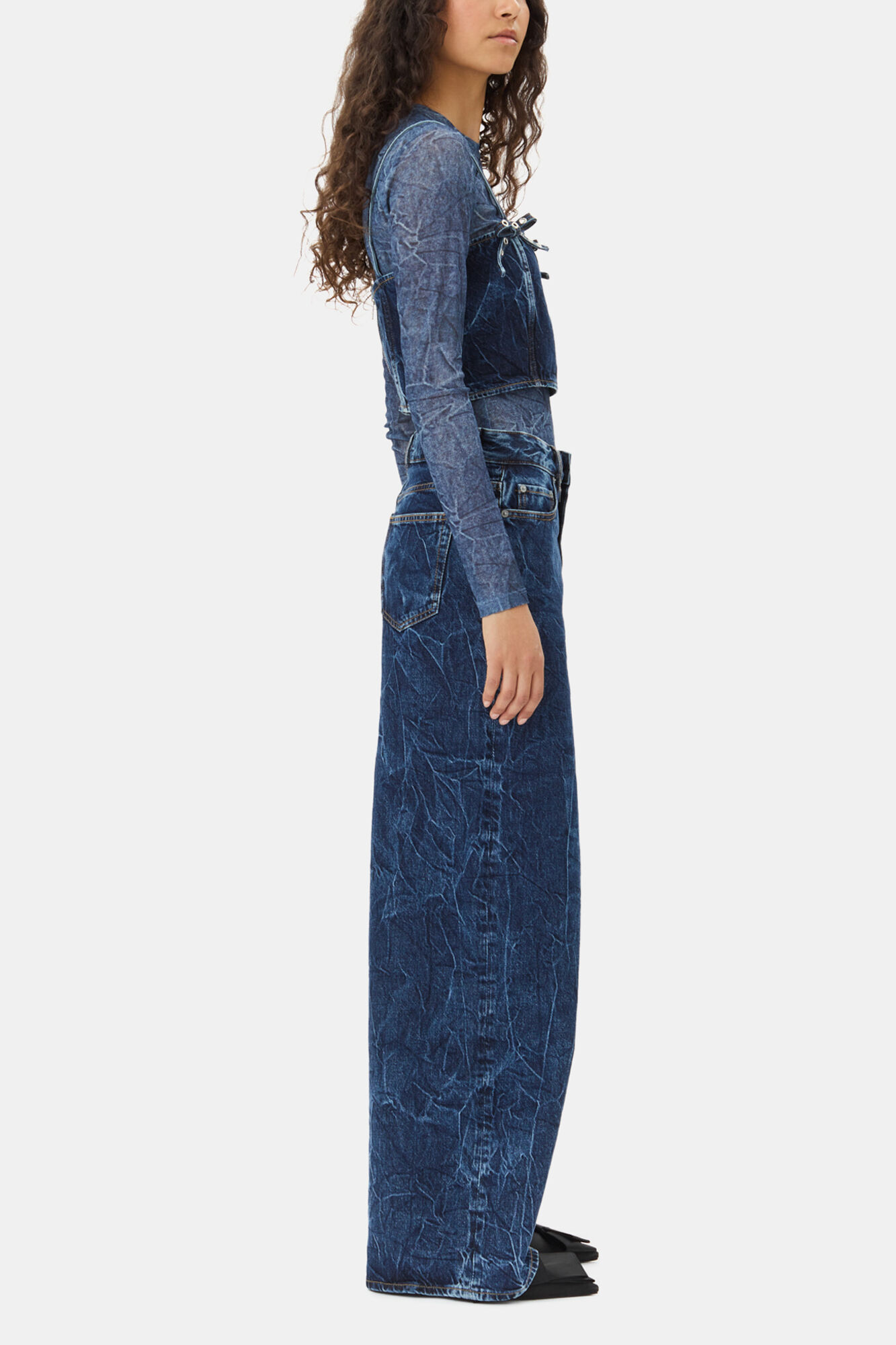 Dark Blue Marri Jeans | GANNI US