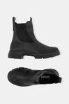 Recycled Rubber City Boots, Recycled rubber, in colour Black - 2 - GANNI