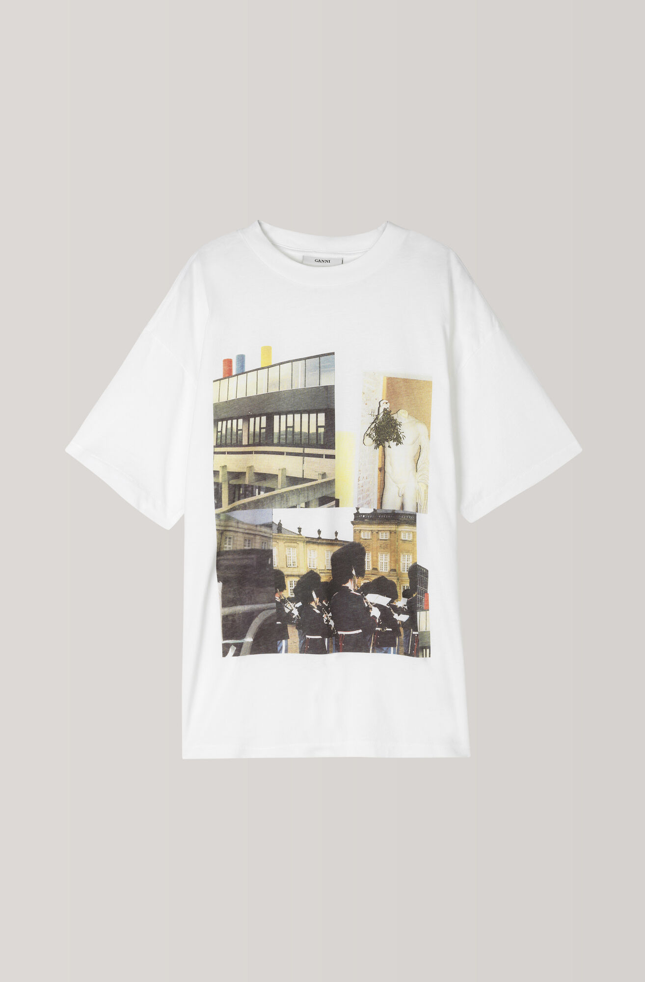 Oversized Light Cotton Jersey T-shirt, Mix Oversized, Bright White Oversized Light Cotton Jersey T-shirt, Mix Oversized, Bright White, hi-res