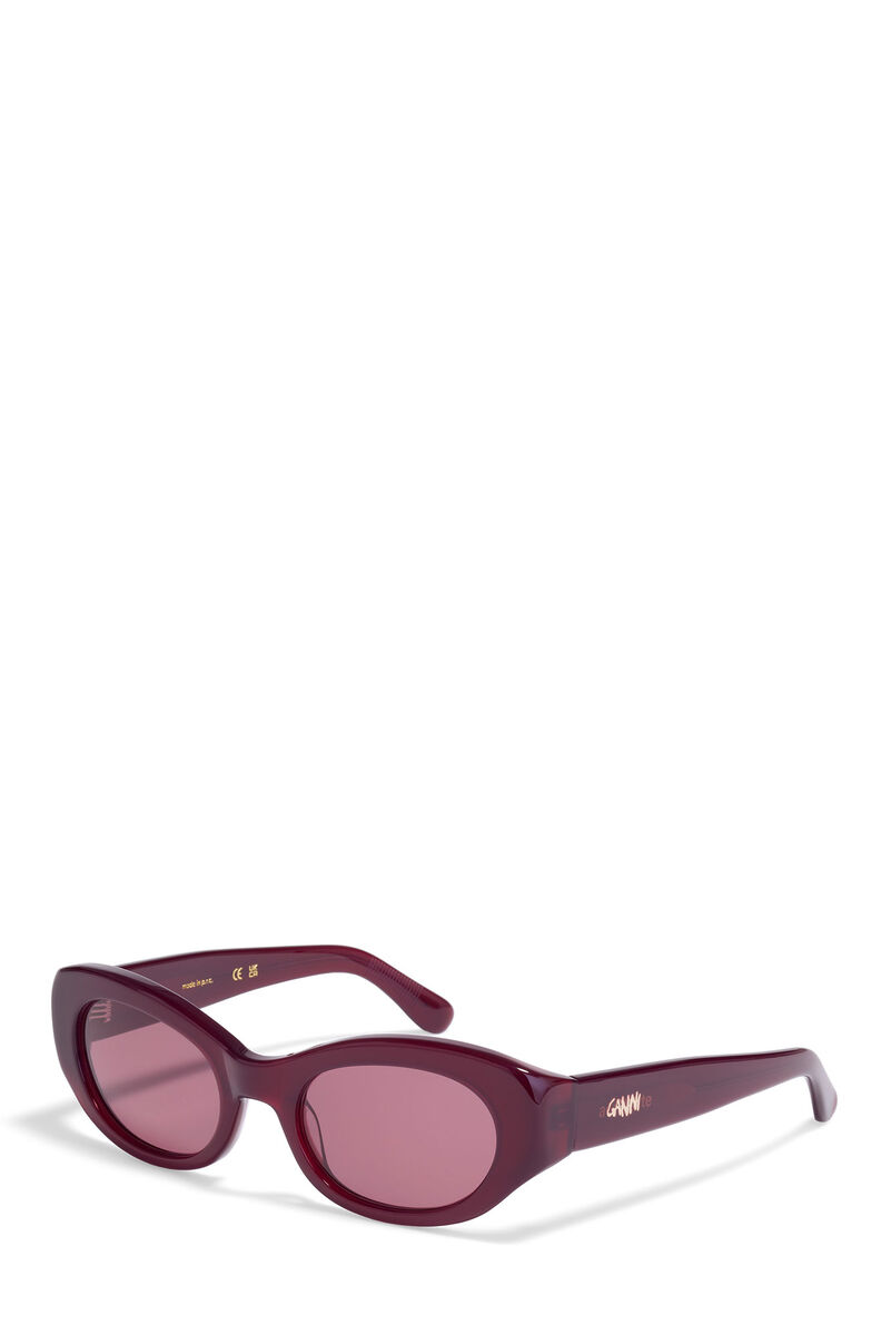 GANNI x Ace & Tate Port Royale Dakota Sunglasses, Acetate, in colour Port Royale - 3 - GANNI