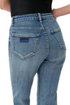 Cutye Jeans, Elastane, in colour Mid Blue Vintage - 10 - GANNI
