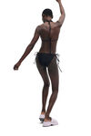String Bikini Top, Elastane, in colour Black - 3 - GANNI