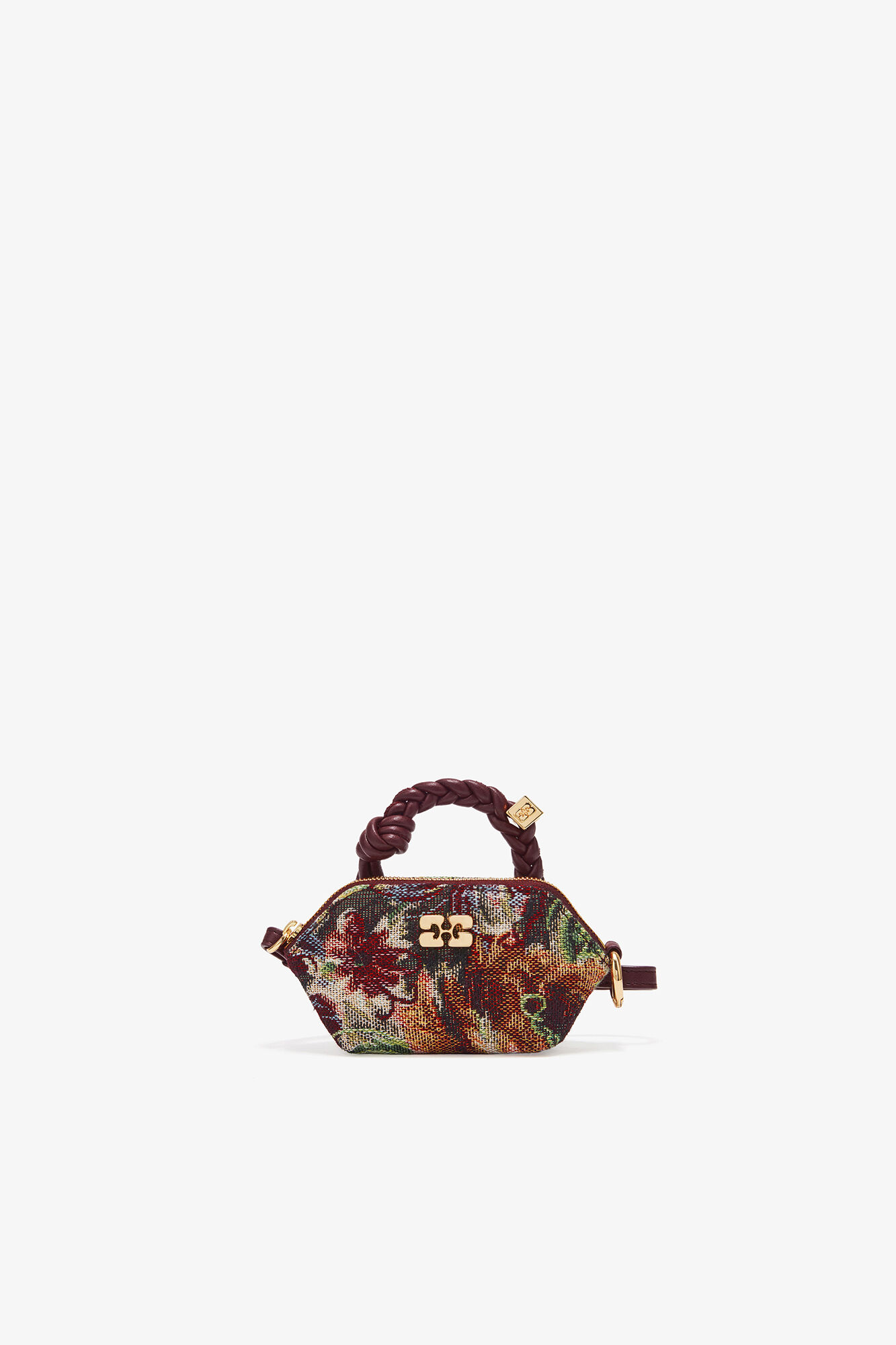Tawny Port Tapestry Nano Bou Bag | GANNI (Global) IS