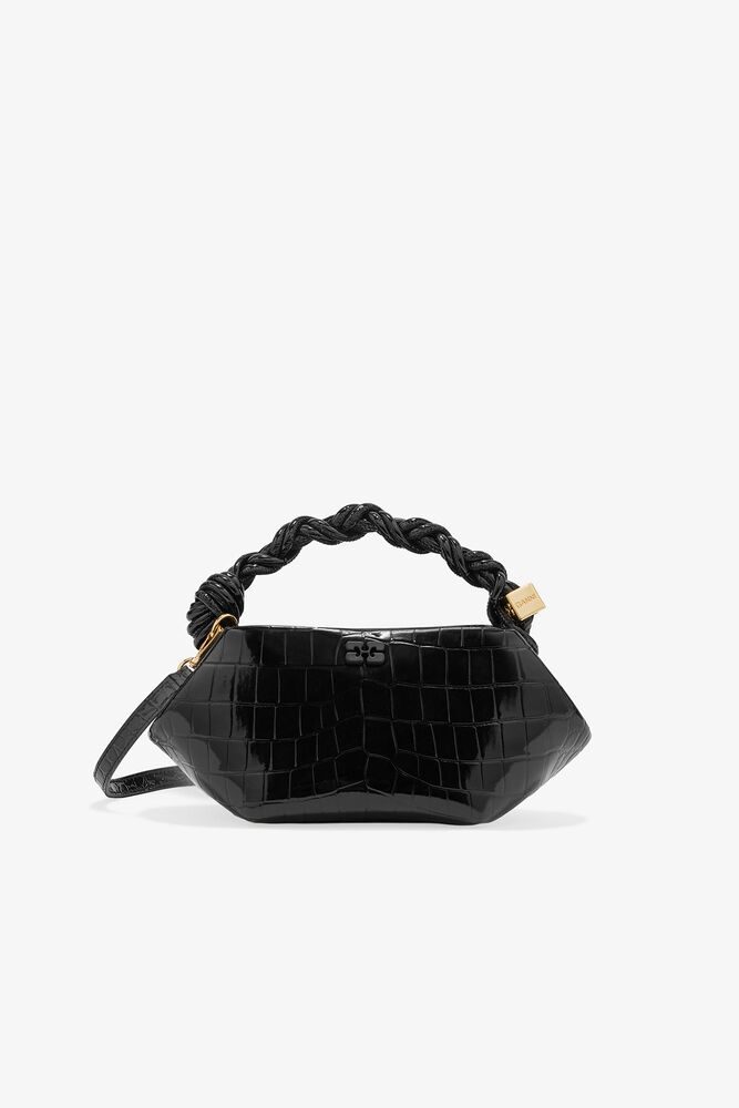 Black Mini GANNI Bou Bag, Black