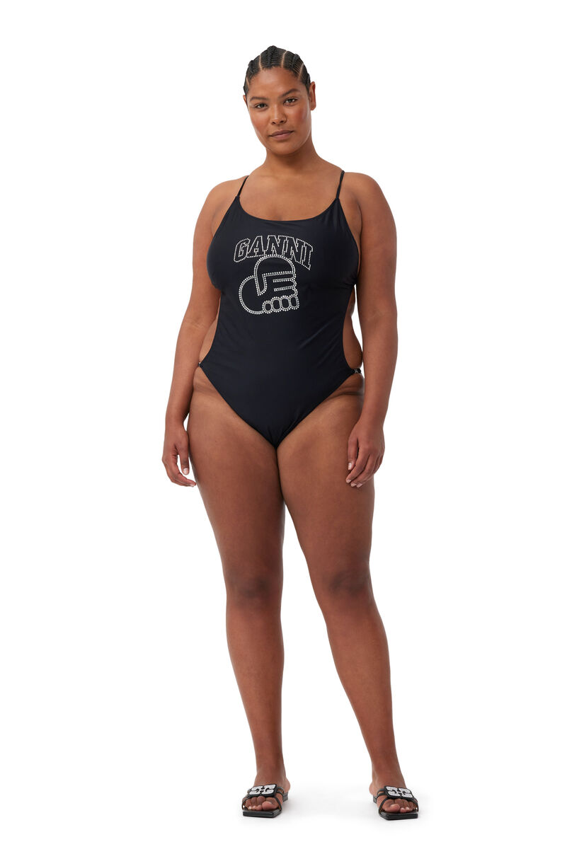 GANNI X ESTER MANAS String Swimsuit, Elastane, in colour Black - 6 - GANNI