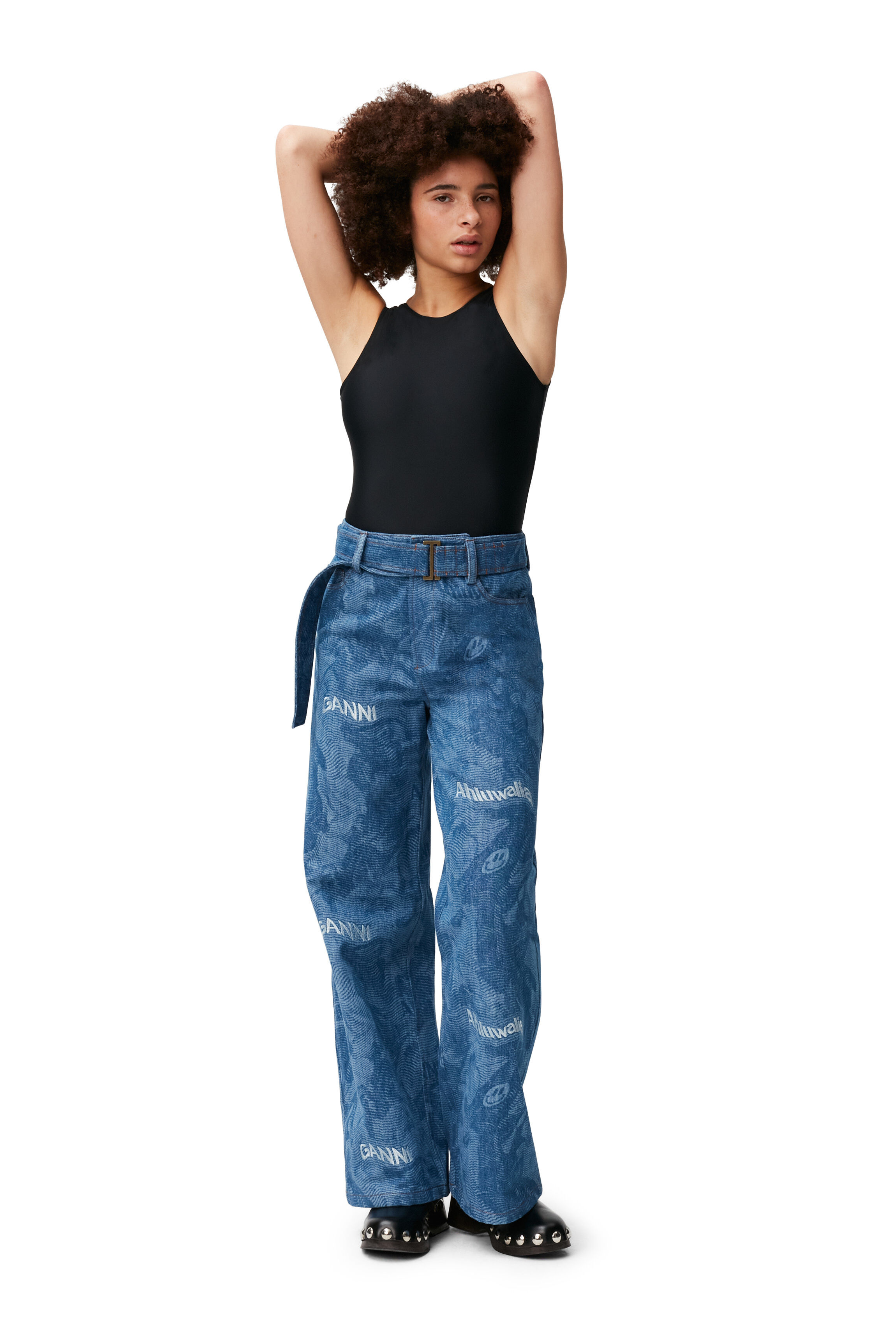 Light Denim Printed Laser Denim Laser 
