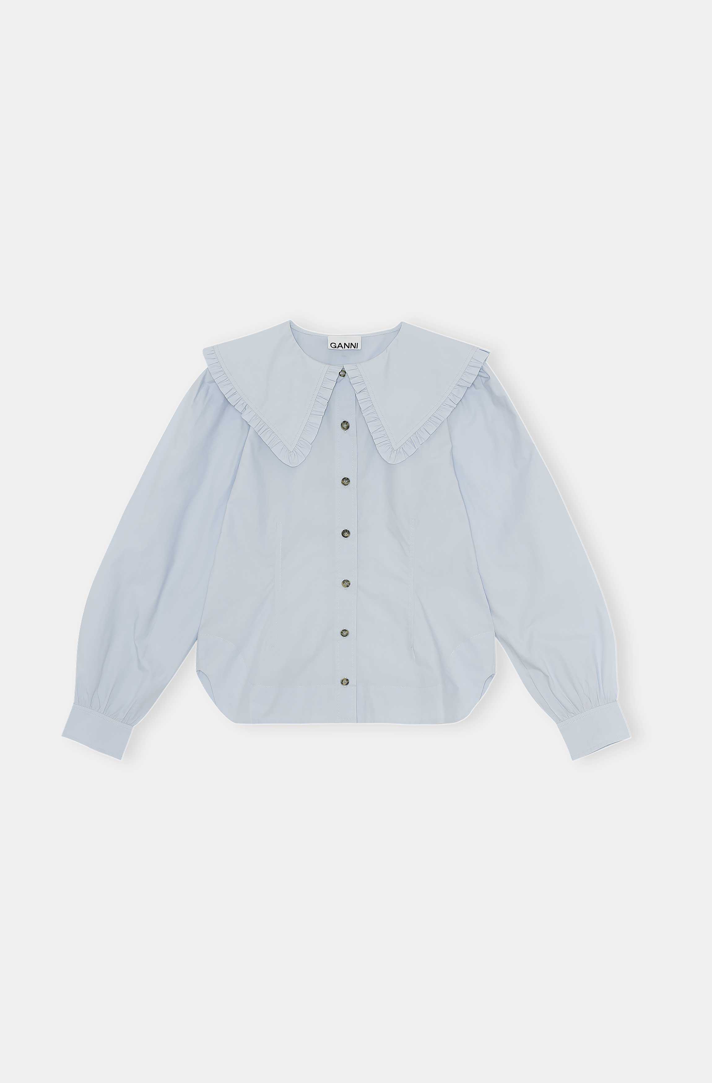 Cotton Poplin Cotton Poplin Frill 