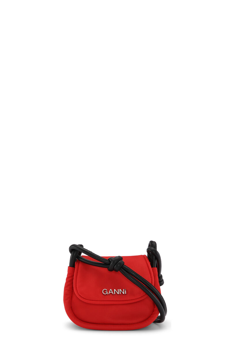 Red Mini Flap Taske | GANNI DK