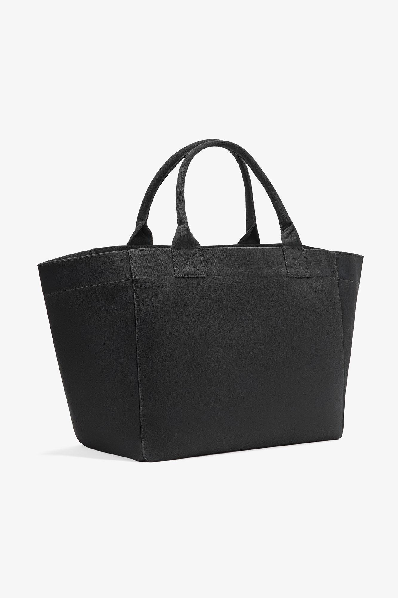 Black XXL Banana Print Tote, Recycled Cotton, in colour Black - 2 - GANNI