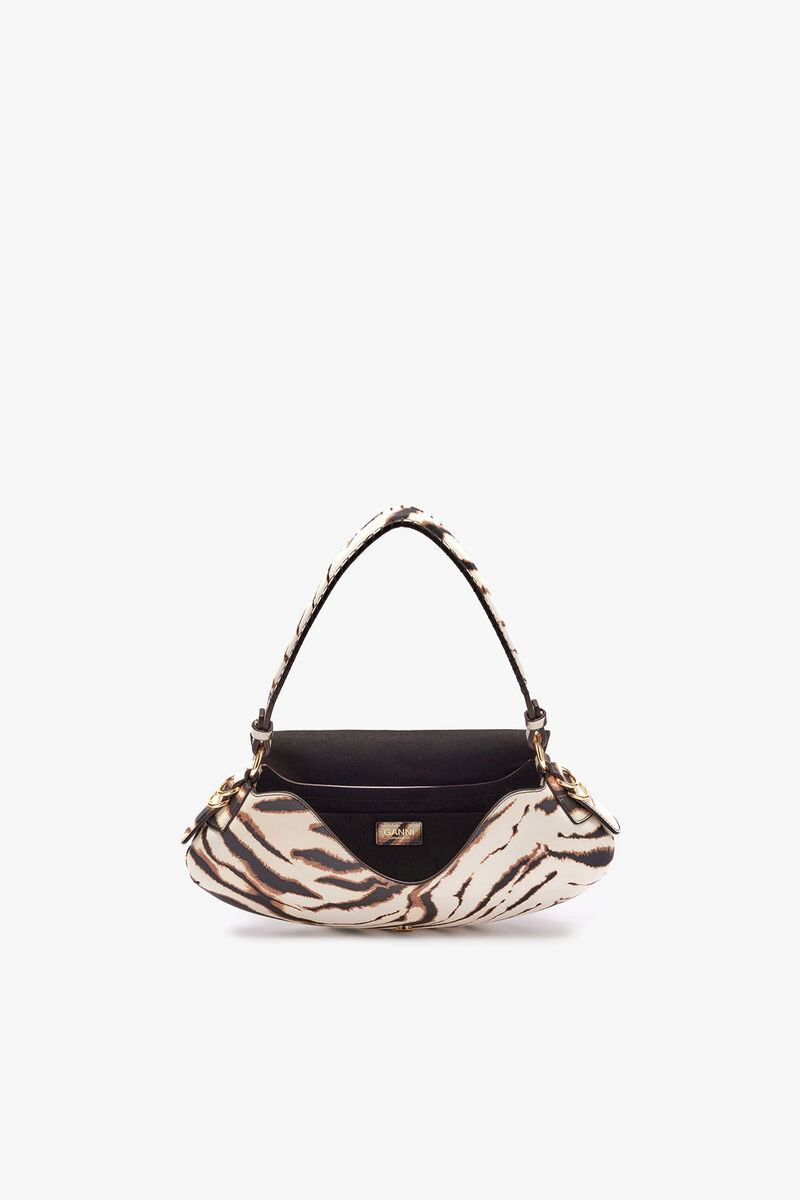 B-Kat in Zebra, Recycled Polyester, in colour Egret - 3 - GANNI