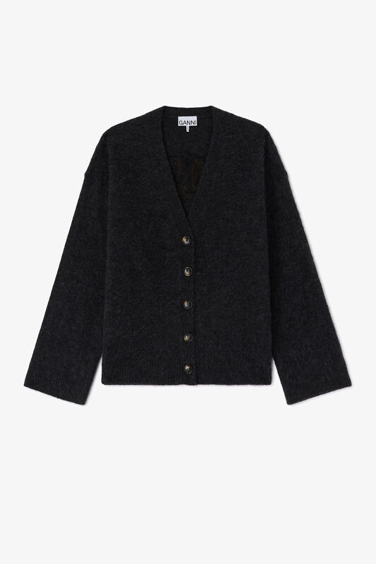Dark Grey Banana Cardigan