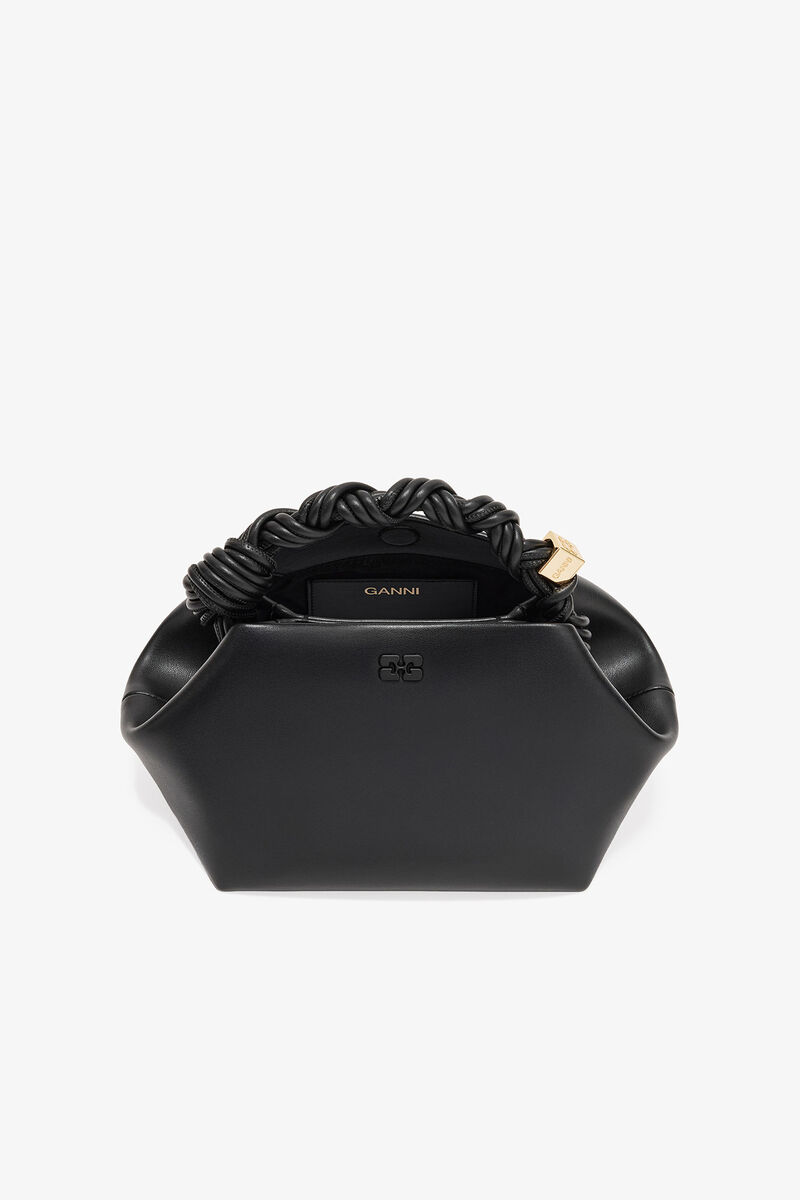 Sac GANNI Bou petit noir, Polyester, in colour Black - 3 - GANNI