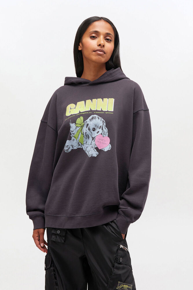 Black Puppy Hoodie, Phantom
